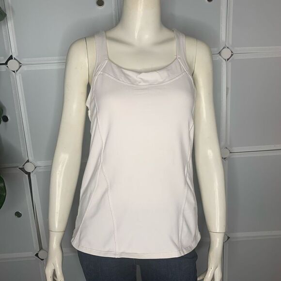 Athleta Soft Pink Shelf Bra Tank Size Medium - Picture 1 of 11
